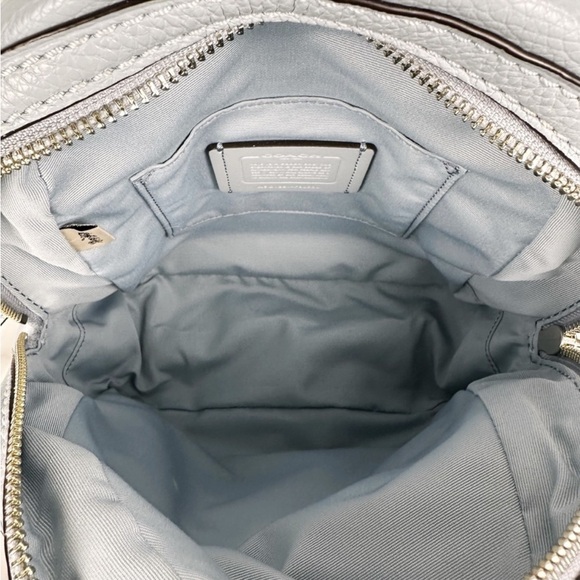 Coach Andi Pebble Leather Convertible Mini Backpack Blue F30530 - Picture 6 of 8